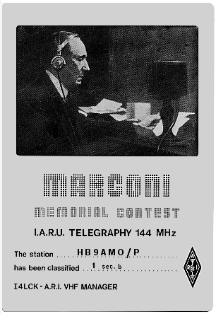 Marconi contest plaque 